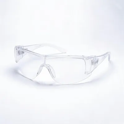 clear safety glasses with side shields